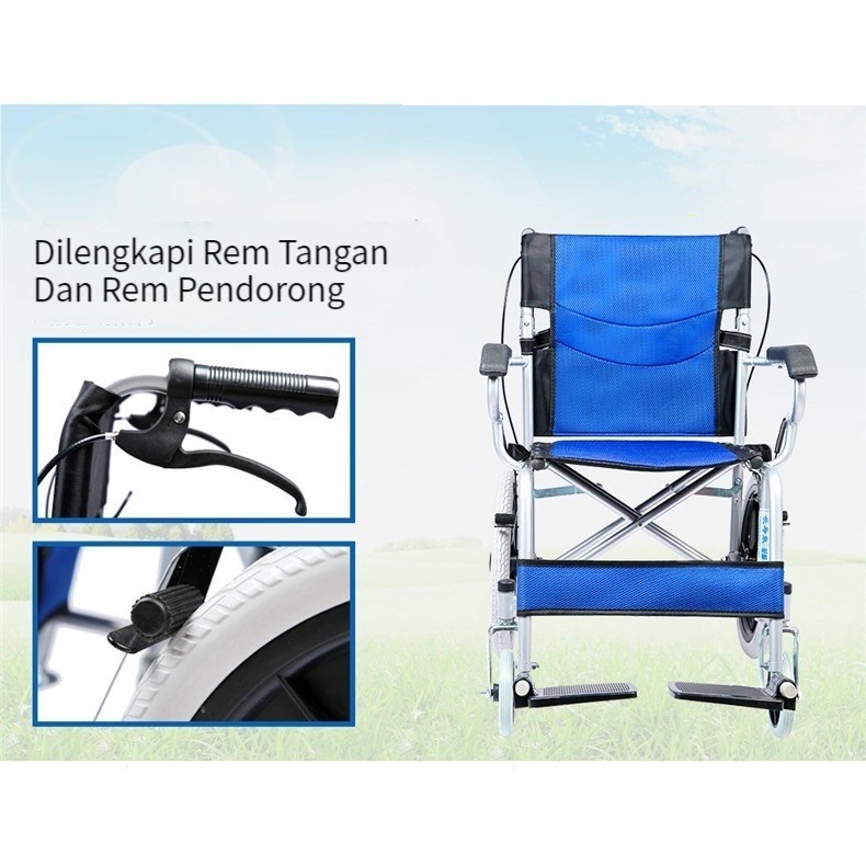 Highline Kursi Roda Lipat Portable Wheelchair Kursi Roda Medis