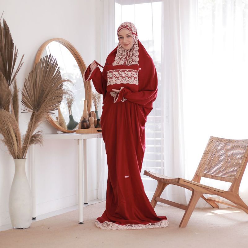 mukena terusan dewasa shireen jumbo allutfaseries