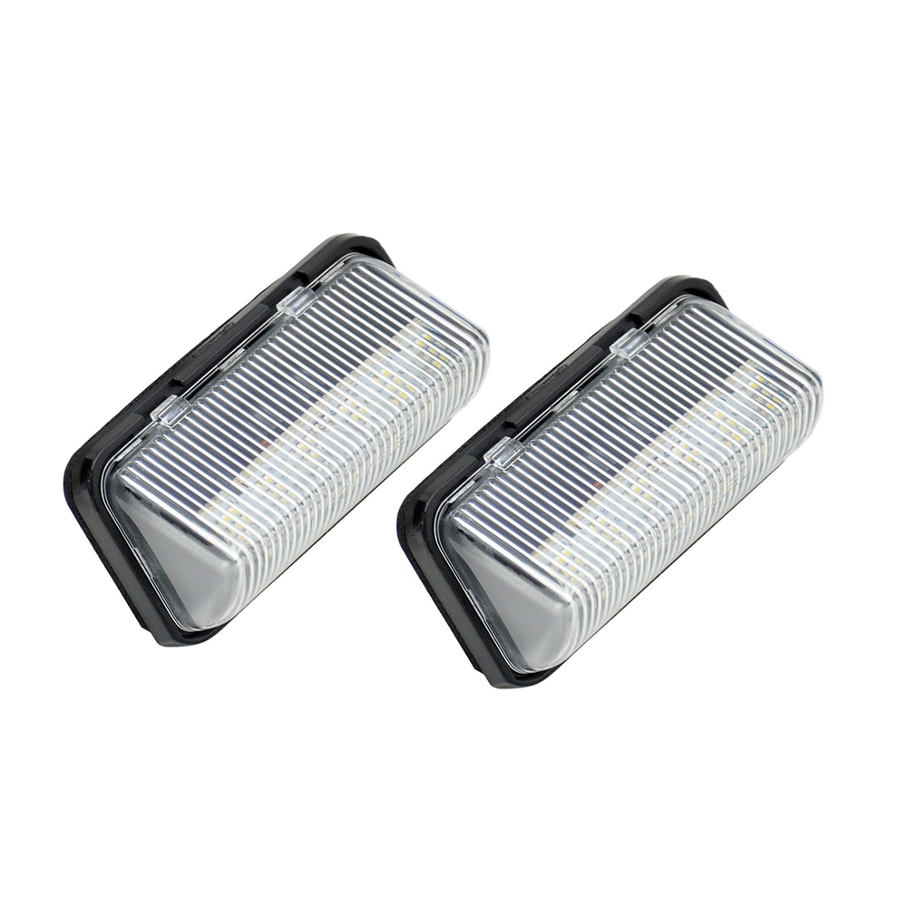 2pcs Kecerahan Tinggi Putih Lampu Plat Nomor LED Plat Lampu Untuk Toyota Prius Alphard Vellfire Avalon Corolla RAV4