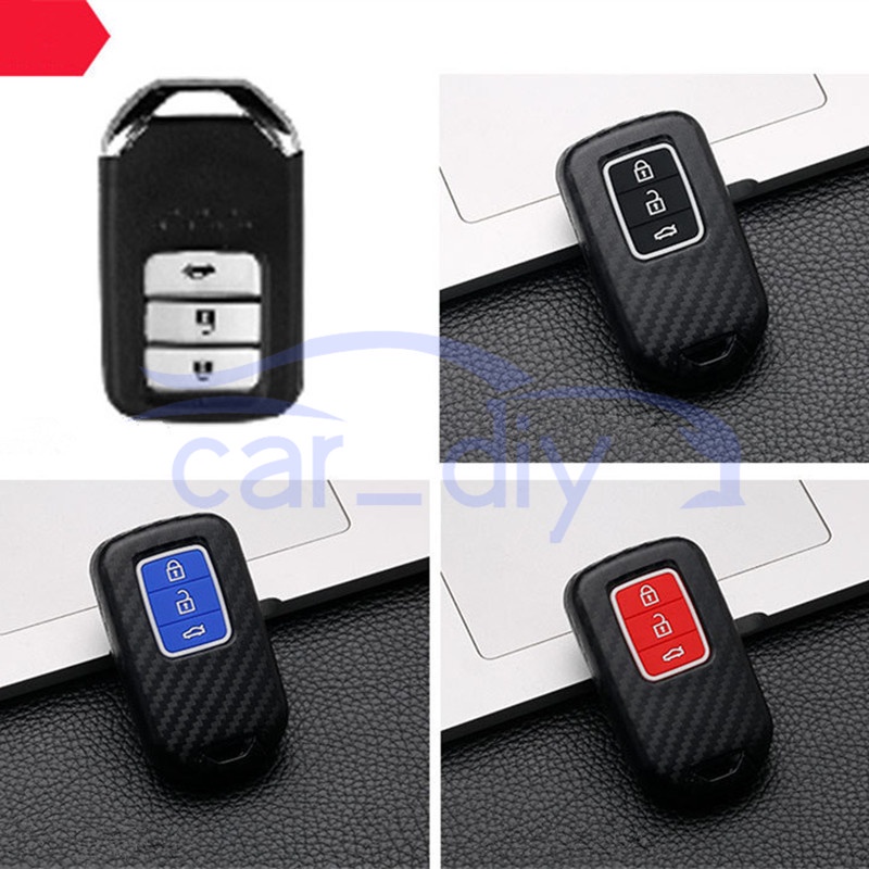 Kasus Kunci ABS Penutup Jarak Jauh Mobil Gantungan Untuk Honda Accord CRV Vezel Civic Avancier Odyssey Cangkang Pelindung Car Remote Key Case