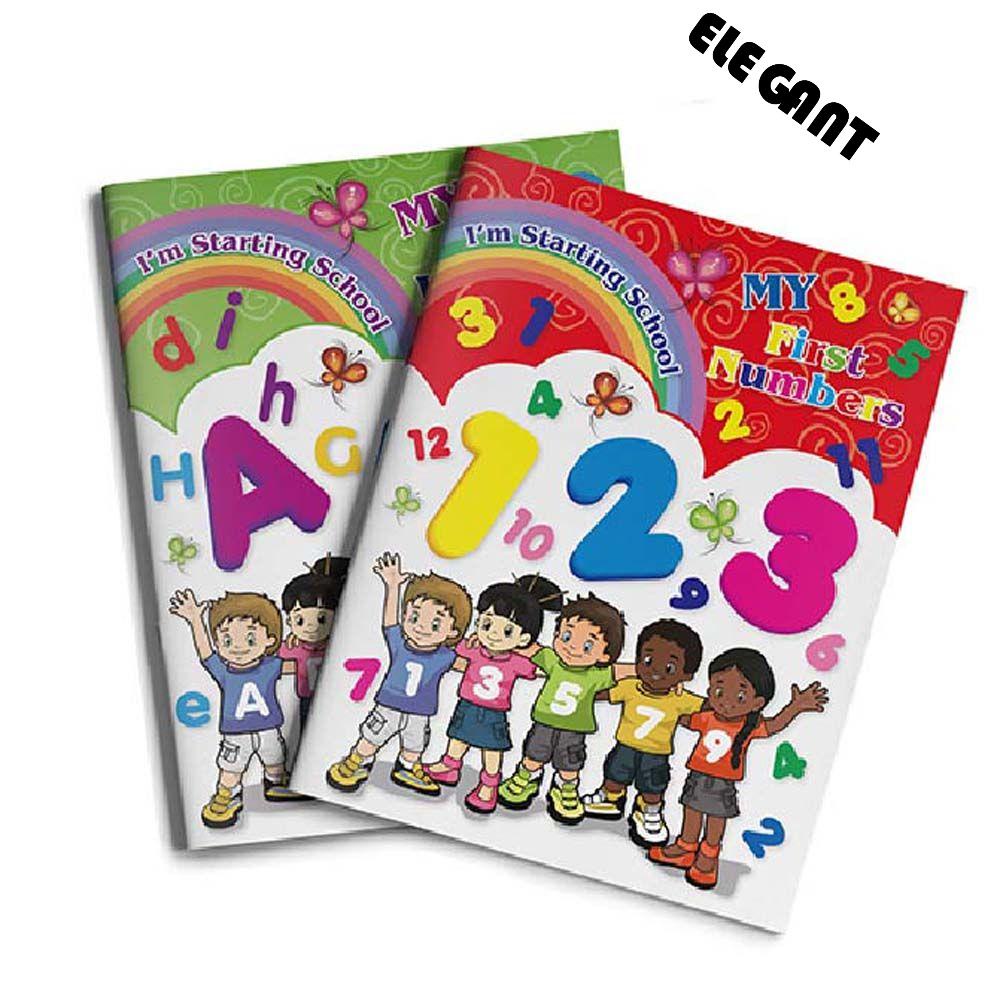 [Elegan] Buku Latihan Bahasa Inggris Anak Tulisan Tangan Alfabet Bahasa Inggris Anak Matematika Huruf Inggris Belajar Angka