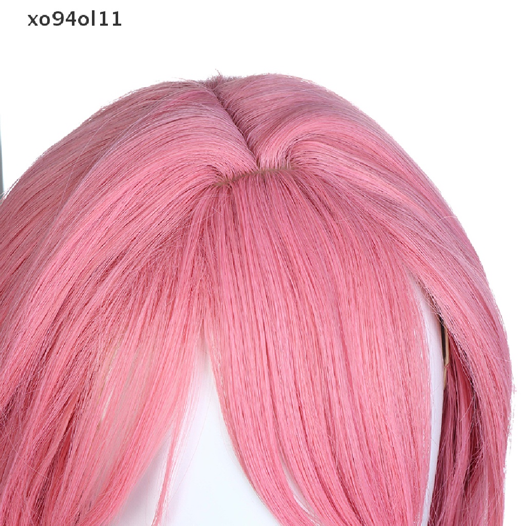 Xo Genshin Impact Yae Guuji Cosplay Wig 80cm Pink Lurus Wig Rambut Tahan Panas OL