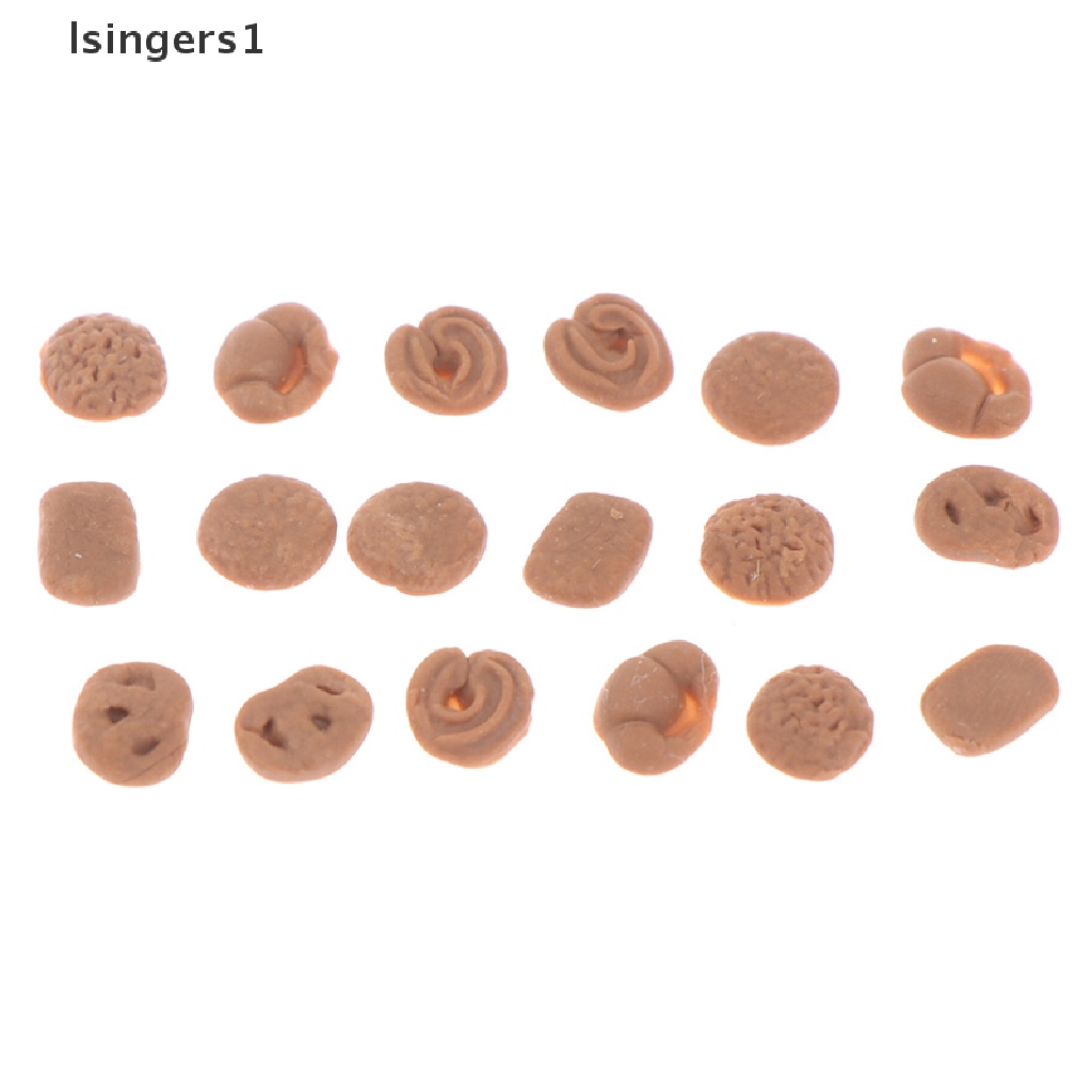 [lsingers1] 1: 12rumah Boneka Miniture Dessert Cookies Cookie Tin Boneka Makanan Aksesoris Mainan Butik