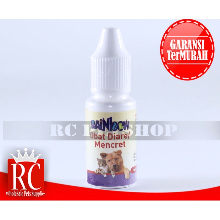 Obat Diare mencret Gangguan Pencernaan Kucing Anjing Rainbow 8 Ml