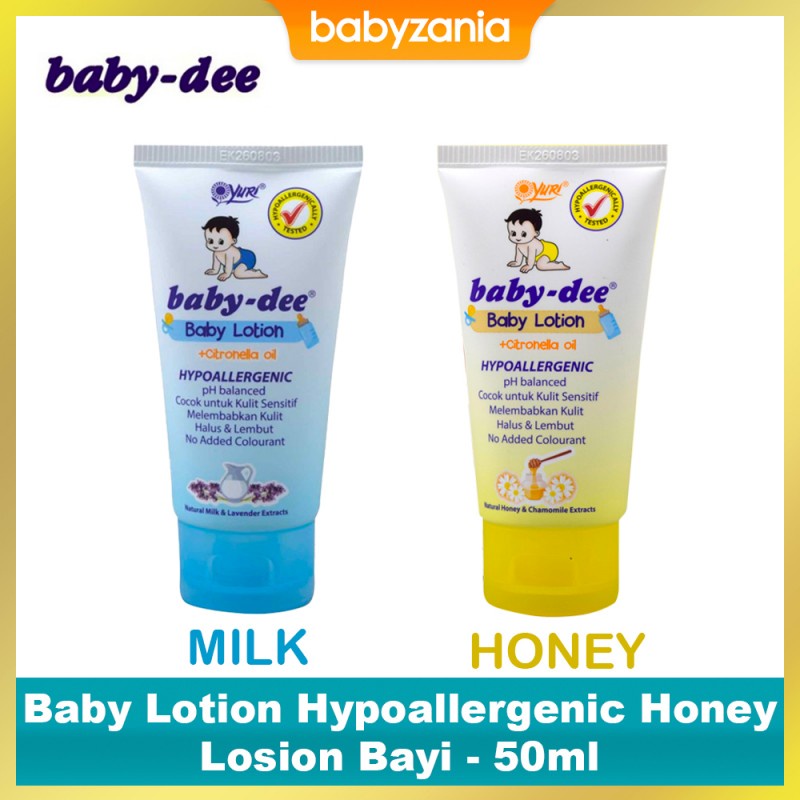 Baby Dee Hypoallergenic Baby Lotion / Losion Bayi -  50 ml