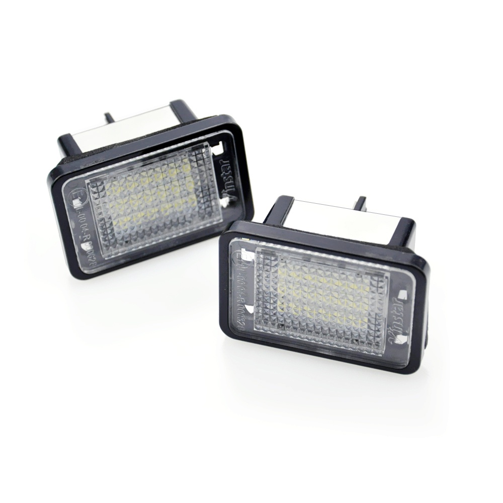 2pcs Lampu Plat Nomor Plat LED Putih Kecerahan Tinggi Lampu Untuk Benz GLK-Class X204 GLK200 GLK250 GLK300 GLK350 2007-2013