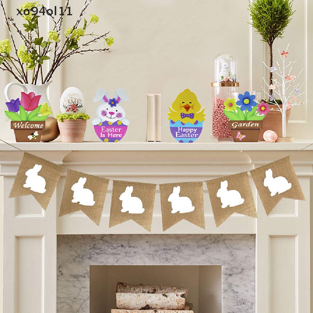 Xo Easter Spring Ornamen Paskah Dekorasi Perlengkapan Pesta Anak Hadiah OL