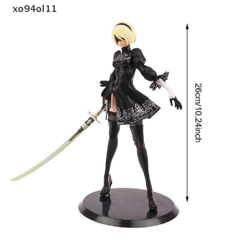 Xo NieR Automata 2B Model Action Figurine Collectible Tokoh Anime Figurine Patung Koleksi Boneka Dekorasi Hadiah Mainan OL