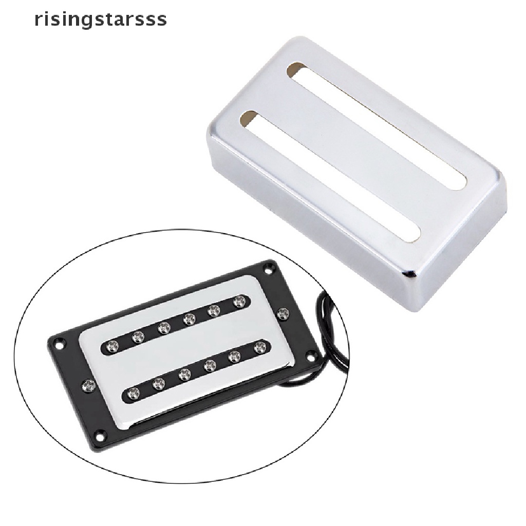 Rsid Span-New Penutup Pickup Gitar Elektrik Metal Tembaga Humbucker Pickup Cover Untuk Gitar New Jelly