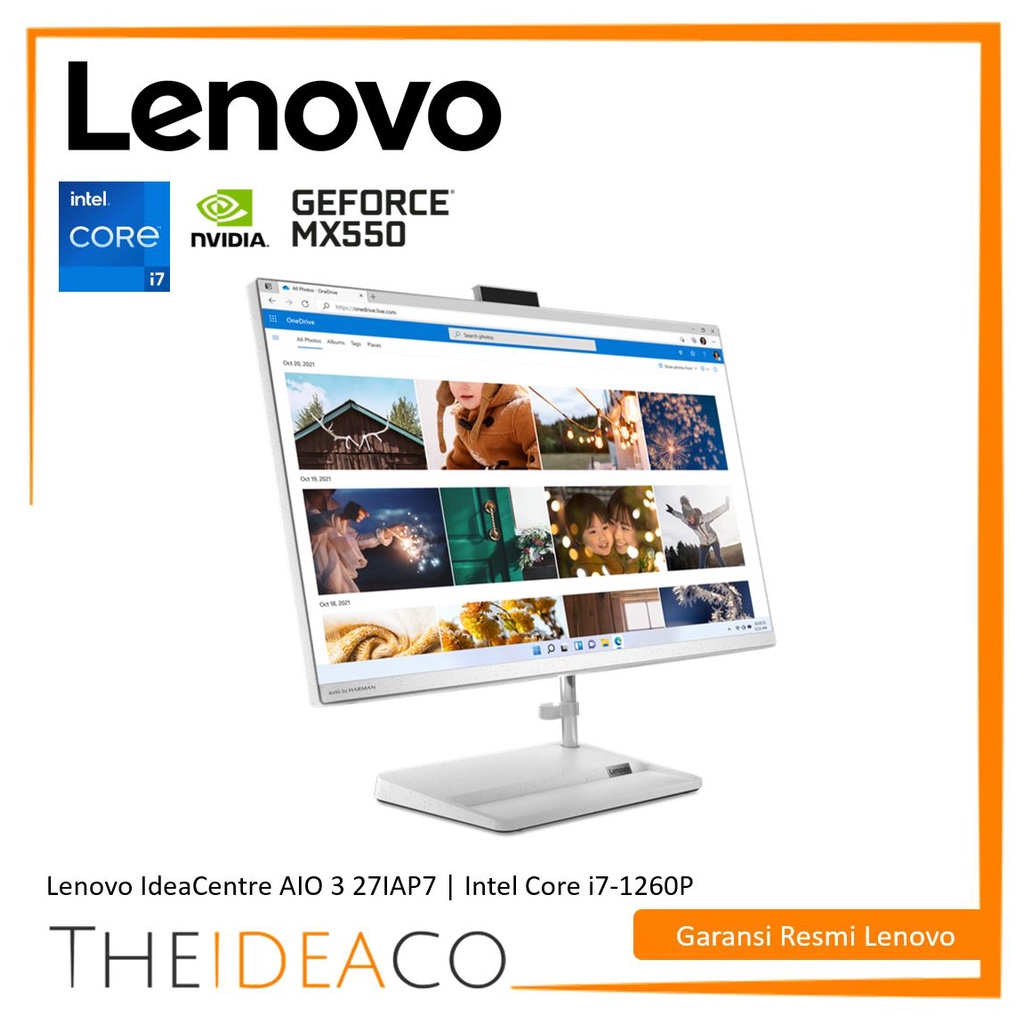 Lenovo IdeaCentre AIO 3 27IAP7 | i7-1260P | 16GB 512GB SSD | W11H OHS