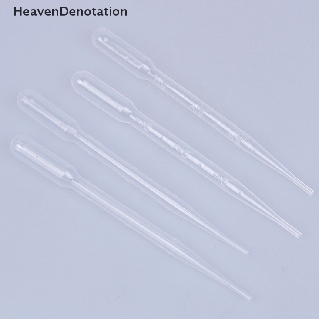 [HeavenDenotation] 4pcs Pipet Plastik 3ml Untuk modeling dropper  Hdv