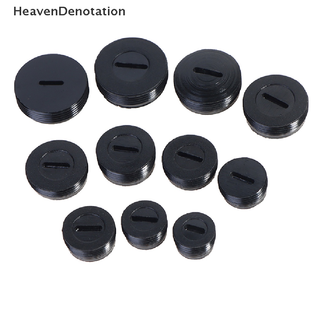 [HeavenDenotation] Sekrup Plastik Hitam Carbon Brush Holder Caps Case Dia 12mm/13mm/14mm/15mm/16mm HDV