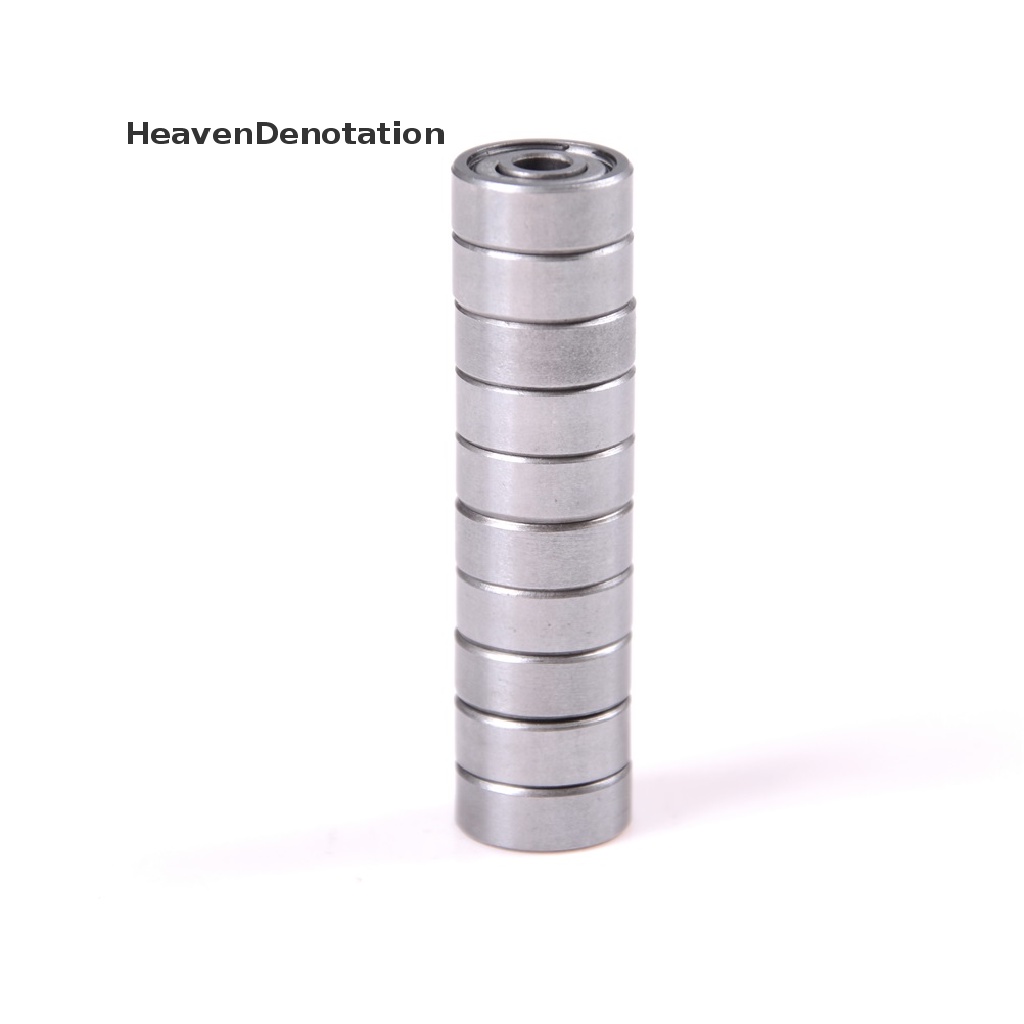 [HeavenDenotation] 10pcs/set Logam 606ZZ Miniatur Alur Dalam Terlindung Bantalan Bola 6 * 17 * 6mm HDV