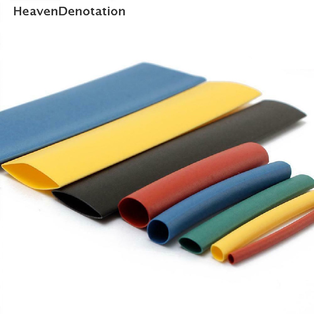 [HeavenDenotation] 580pcs Heat Shrink Tubing Insulation Shrinkable Tube 2: 1kabel Kawat Lengan Kit HDV