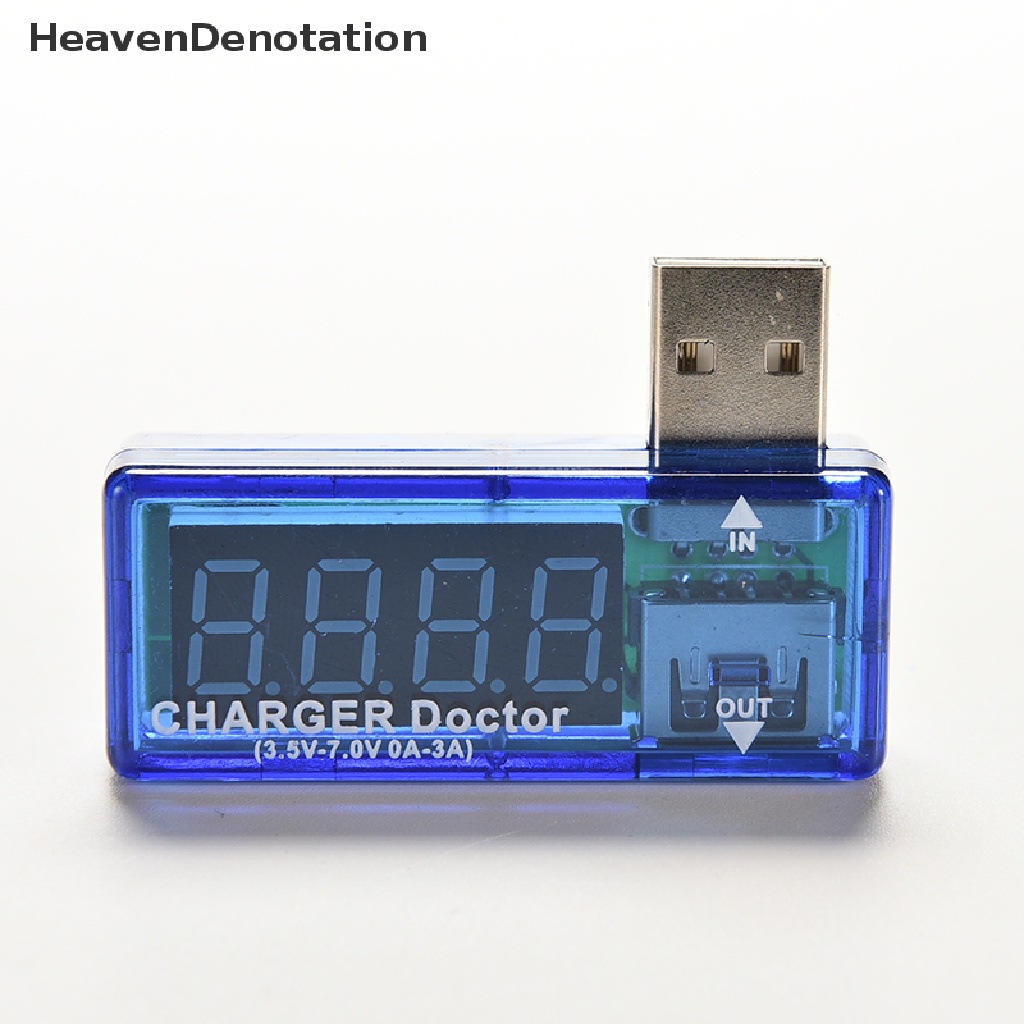 [HeavenDenotation] Usb Charger Doctor Voltage Current Meter Tester Detektor Daya HDV