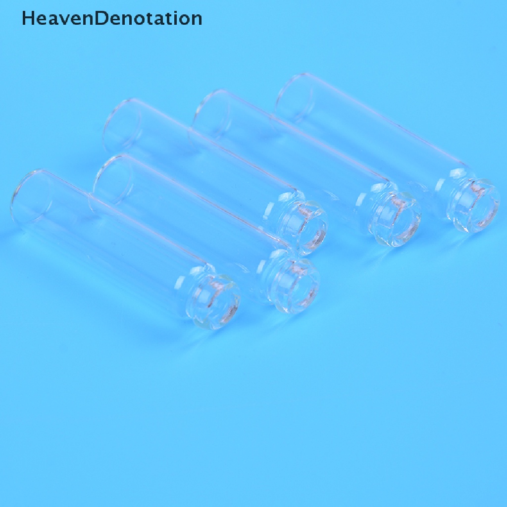 [HeavenDenotation] 10/50pcs mini 1ml Kaca vial Kosong Botol Laboratorium Minyak HDV