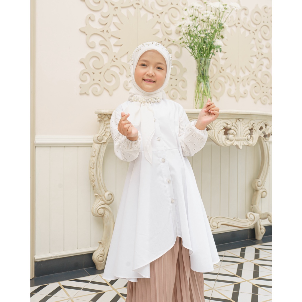 Parvita Girl Dress | Zysku Xena | Tunik Anak Lengan Panjang