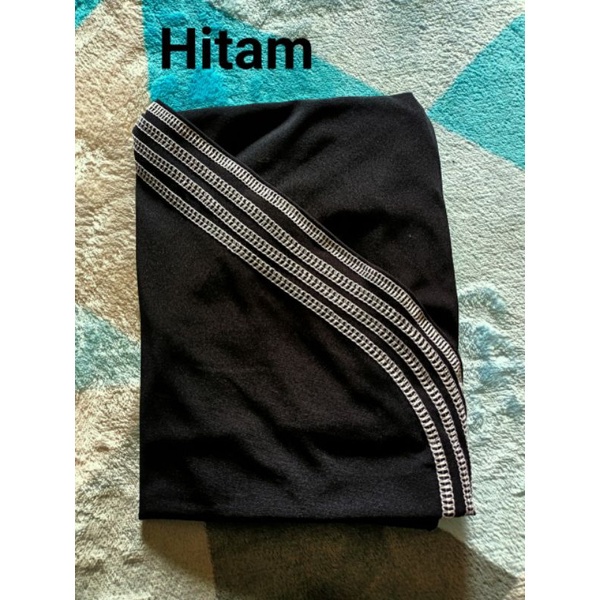 Hijab Serut Overdek / Hijab Serut Polos / Hijab Jokowi / Hijab Tali Kerut Overdek  02