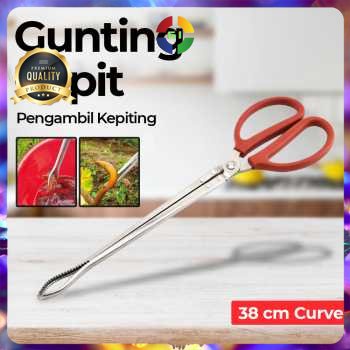 Gunting Capit Pengambil Kepiting 38 cm Flat No Color