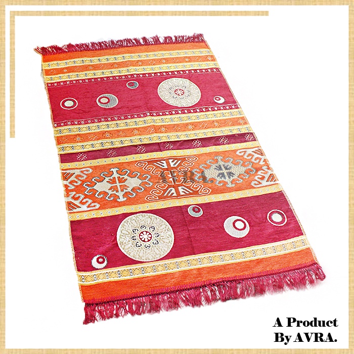 Sajadah Travel Anti Slip Sejadah Travelling Tebal Dan Empuk Bulu Polos Motif Premium