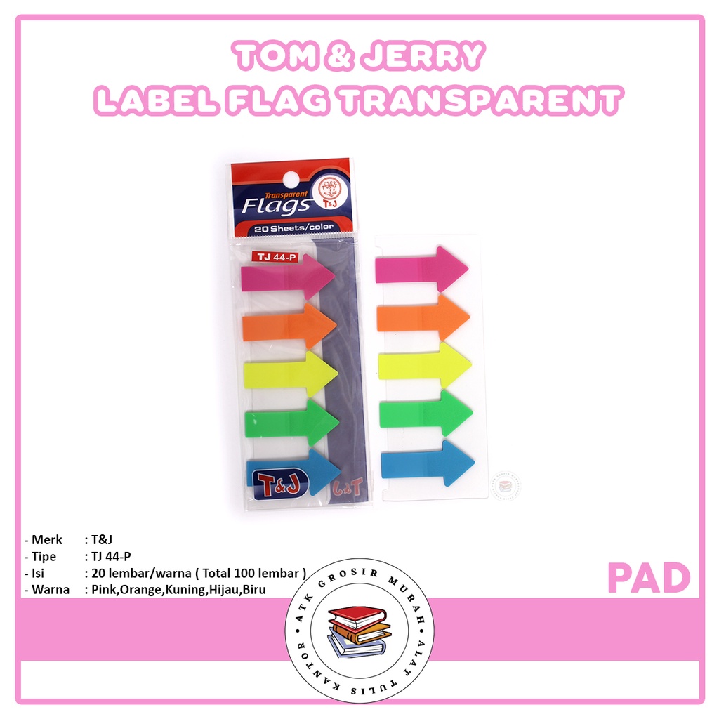 

TOM & JERRY - Flags Transparent TJ 44-P - Pad