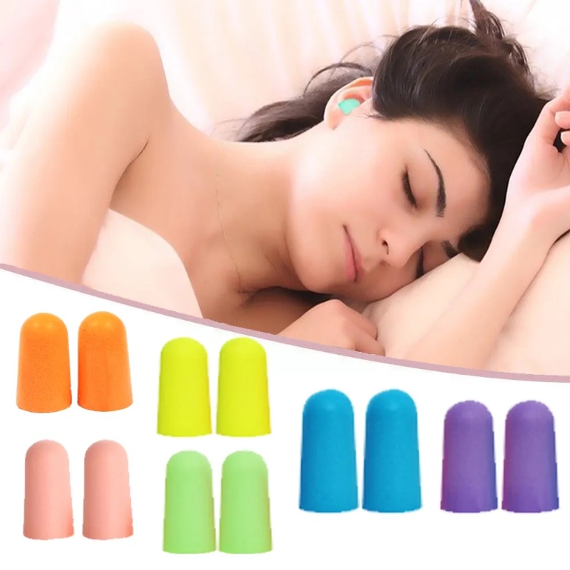 Penyumbat Telinga Anti Bising Tidur Multifungsi Tahan Air Silikon Pelindung Telinga Dan Penyumbat Kedap Suara Mini Portabel Perjalanan Aksesoris Pengurang Kebisingan