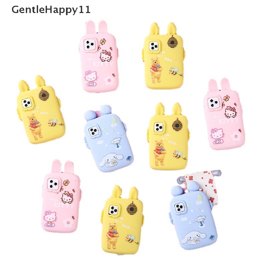 Gentlehappy 5pcs 1: 12 Aksesoris Miniatur Rumah Boneka Model Hp Mini id