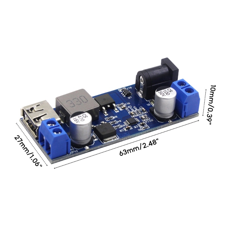 Modul Pengisian Step-down USB btsg DC-DC 24V/12V Ke 5V 5A Konverter Power Supply