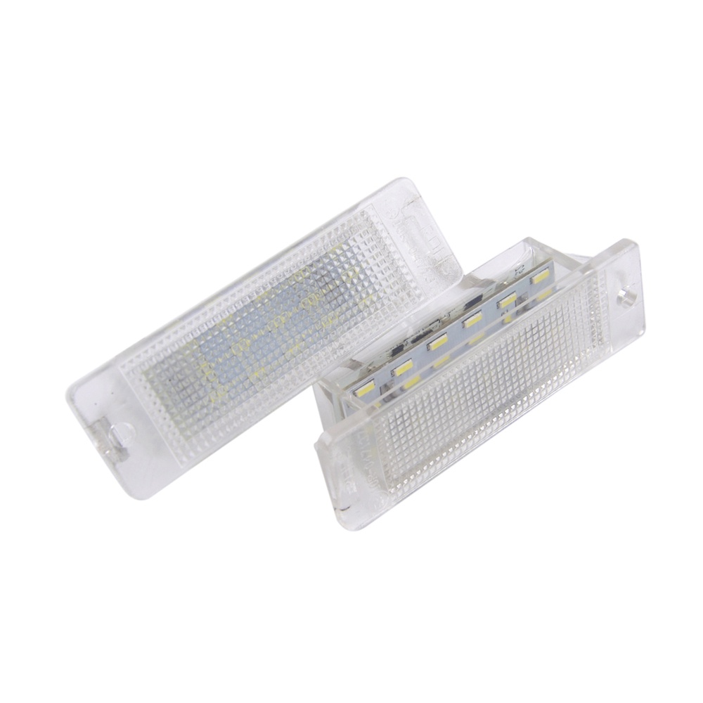 2pcs Untuk Opel Astra F 1992-1998 Untuk Calibra 1989-1997 Kecerahan Tinggi Putih LED Plat Lampu Nomor Plat Lampu