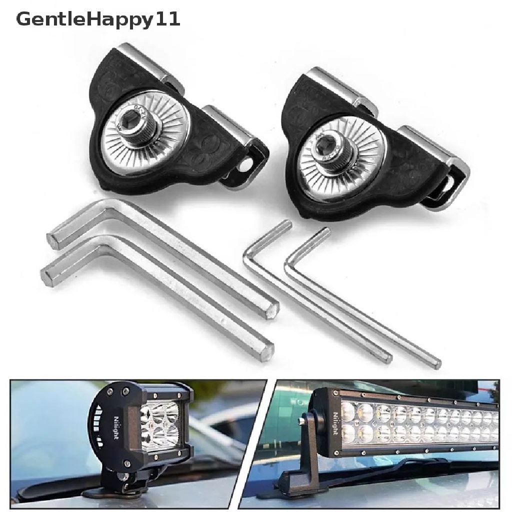 Gentlehappy Car Auto Engine Hood Holder Offroad SUV Lampu Kerja Bar Moung Jepit id