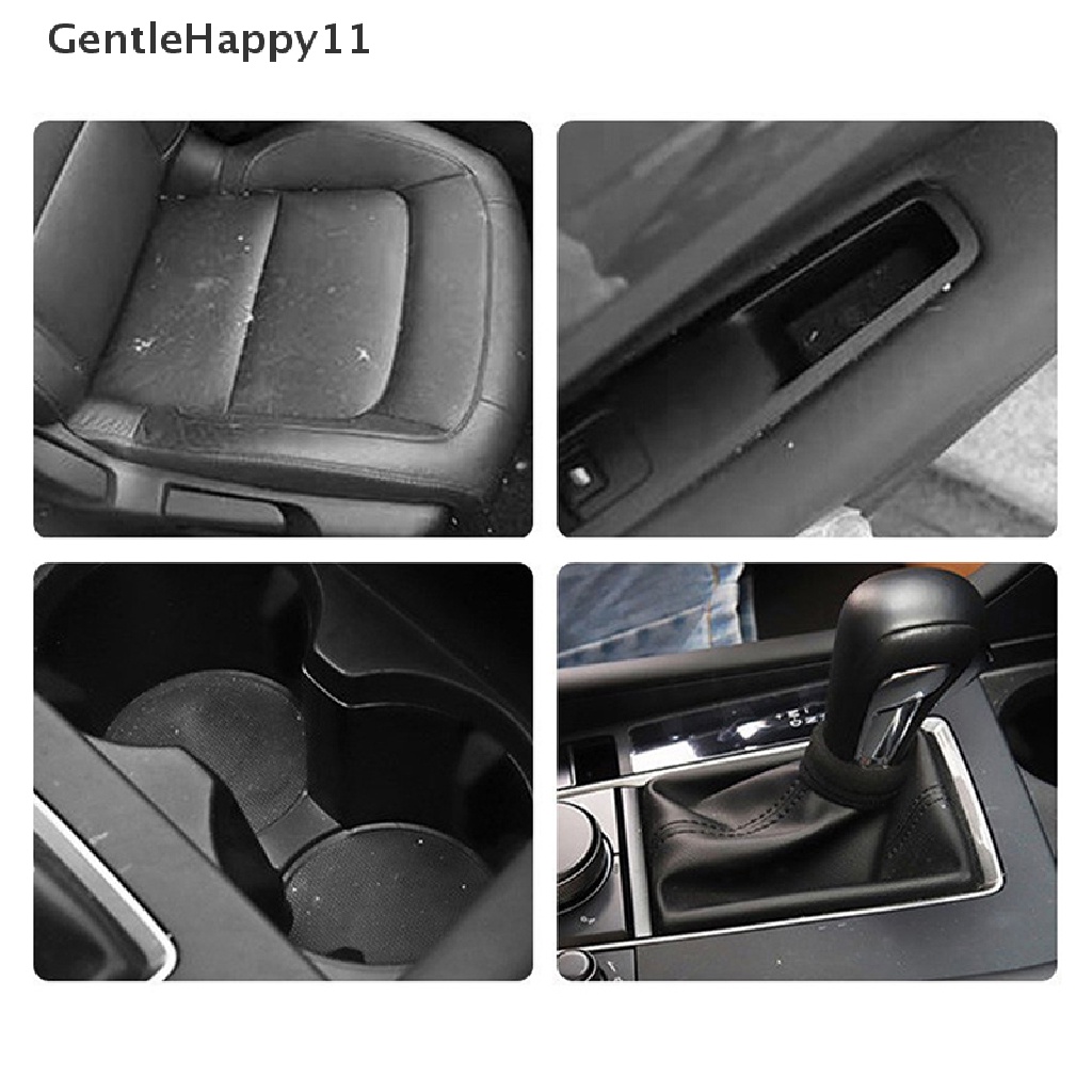 Gentlehappy Sikat Pembersih Interior Mobil Center Console Clean Tool Air Outlet Cleaning Soft Brush with Shell Sikat Penghilang Debu Celah Mobil id