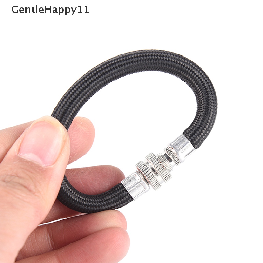 Gentlehappy 2PCS Selang Ekstensi Pompa Sepeda Inflator Tabung Pipa Cord 150psi schrader Valve id