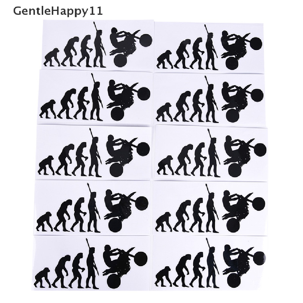 Gentlehappy Human Evolution Stiker Mobil Motor Personal Vinyl Reflektif Decals id