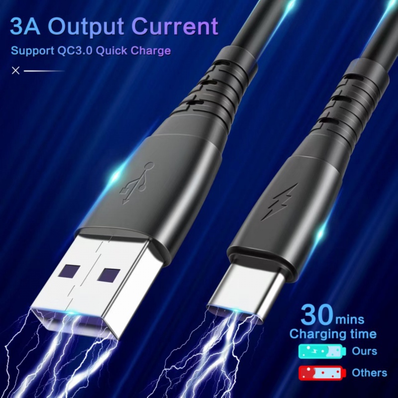 Kabel Usb Charging Kabel Data Spring Stretch Untuk IPhone Android Type-c Usb Charger Kabel Data