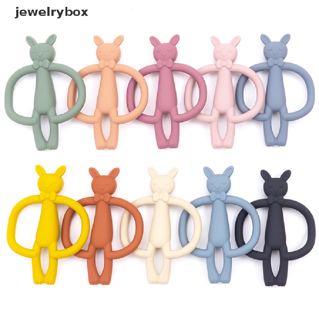 [jewelrybox] Anak-anak Tumbuh Gigi Silikon Menyusui Teether Hadiah Perawatan Baru Lahir Tahan Lama Butik