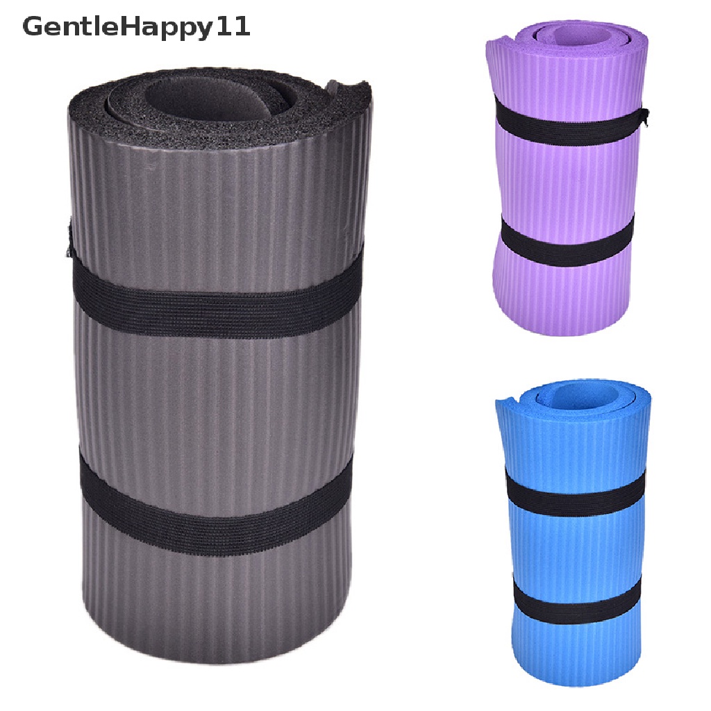 Gentlehappy 60x25x1.5 cm Non-Slip Yoga Knee Pad Cushion El Sport Mat Gym Lembut Yoga Tikar  Id