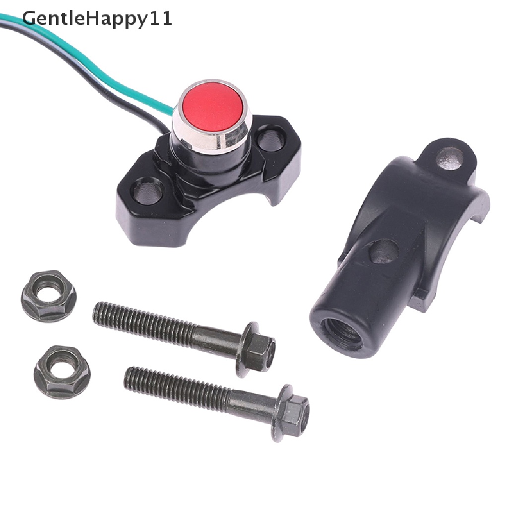 Gentlehappy Saklar Motor Dudukan Stang Klakson Headlight Strobo Momentary Switch Tombol id