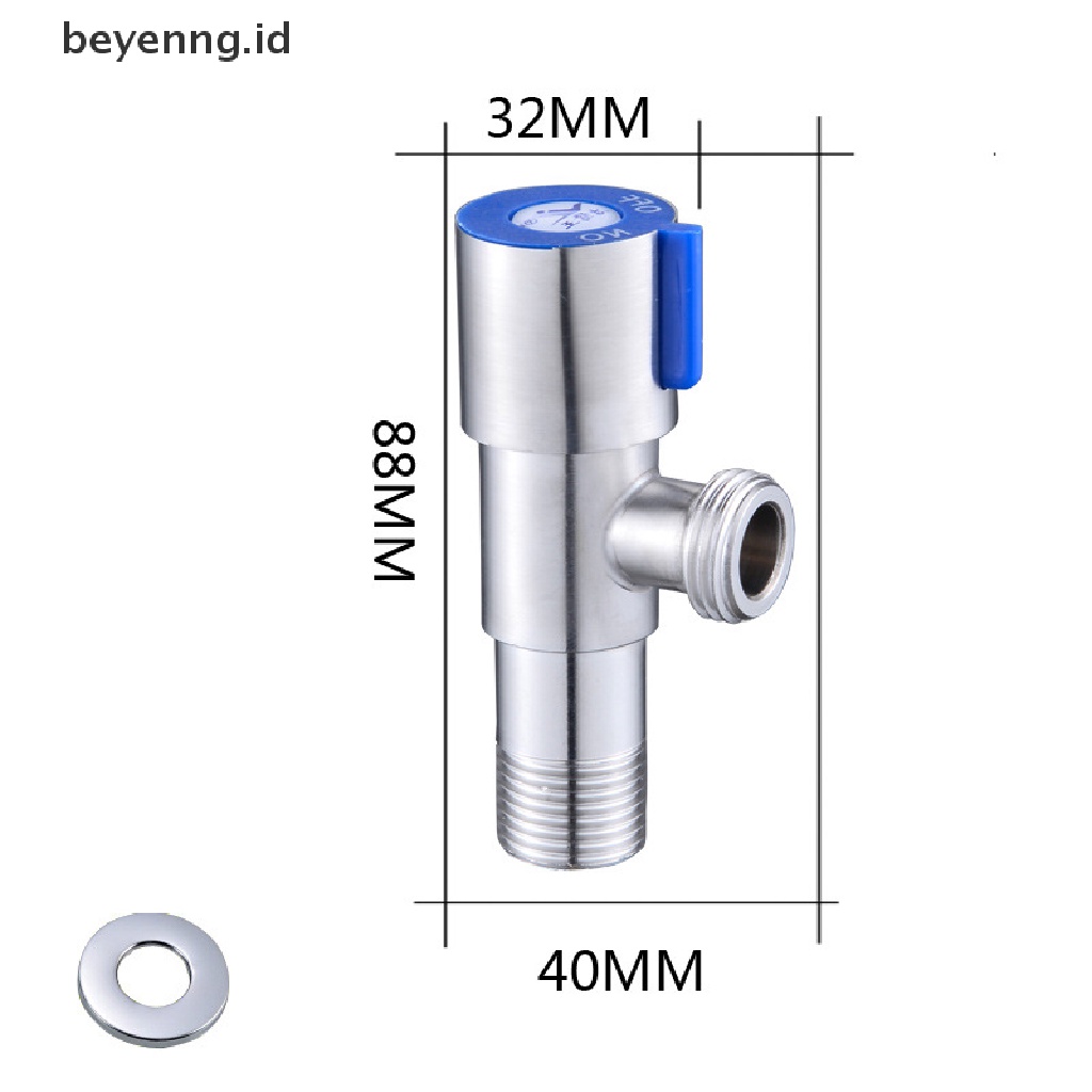 Beyen Angle Stop Valves OFF ON Switch G1/2 Klep Stop Air Untuk Wastafel Toilet Kamar Mandi ID