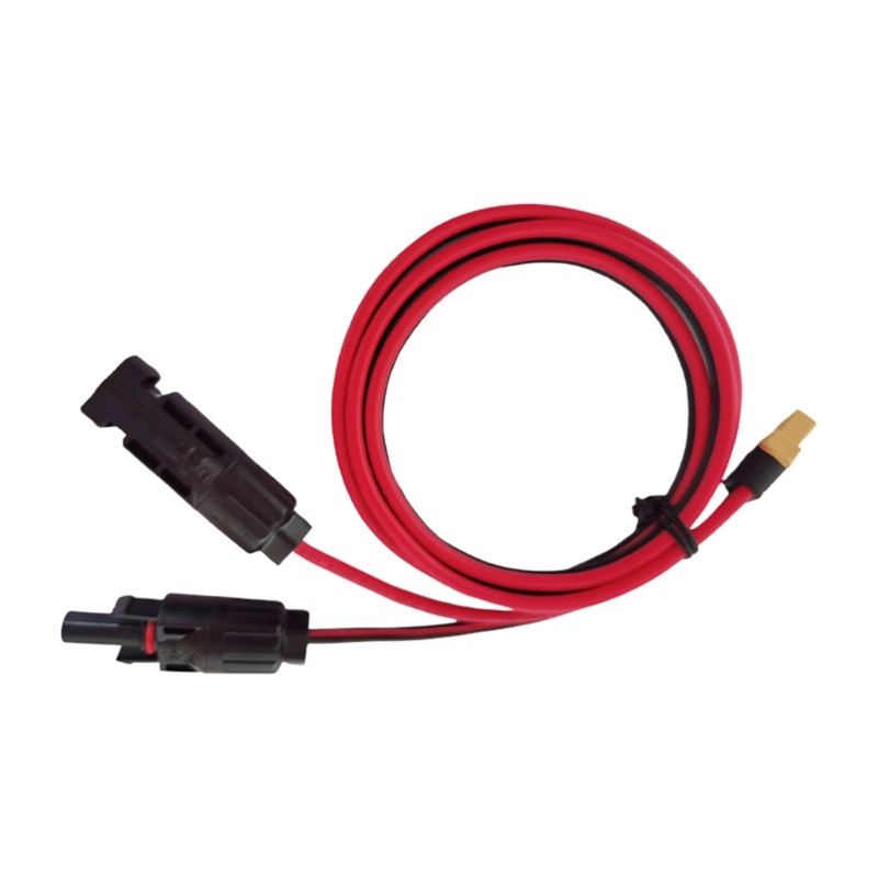 Sun Power Solar to XT60 Kabel Ekstensi Charge 12AWG Konektor Surya Ke XT60 Kabel Adaptor Untuk Panel Surya