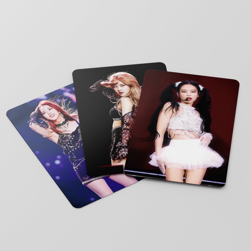 55pcs/set Coachella Blackpink Photocards 2023koleksi Kartu HD Lomo Konser JENNIE ROSE LISA JISOO Album Idola Korea Blackpink