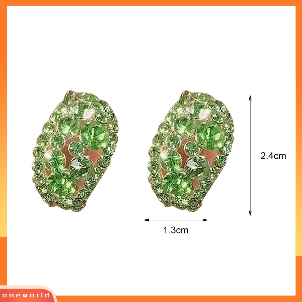 [EONE] 1pasang Anting Pejantan Temperamen Mengkilap Elegan Geometris Berkilau Berdandan Hadiah Valentine Wanita Kristal Imitasi Menjuntai Anting Perhiasan Pernikahan Aksesori Fashion