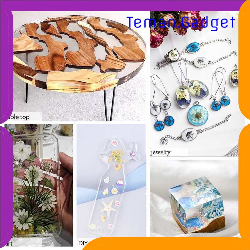 TG - ATK QIAO Lem Resin Epoxy Bening Rasio 1:1 AB Crystal DIY Handmade Jewelry - ER-001