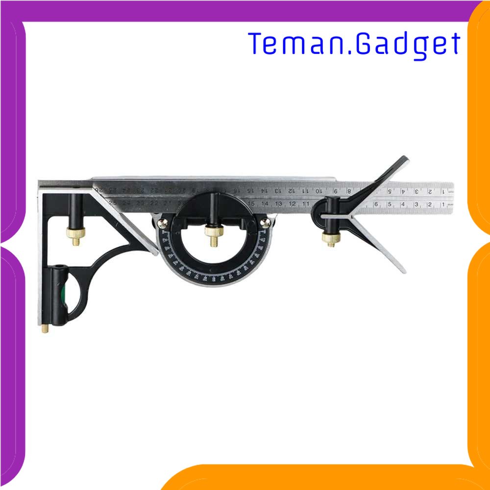 TG - ATK SILVERLINE 3 in 1 Penggaris Multifungsi Adjustable Angle 30cm - 991857