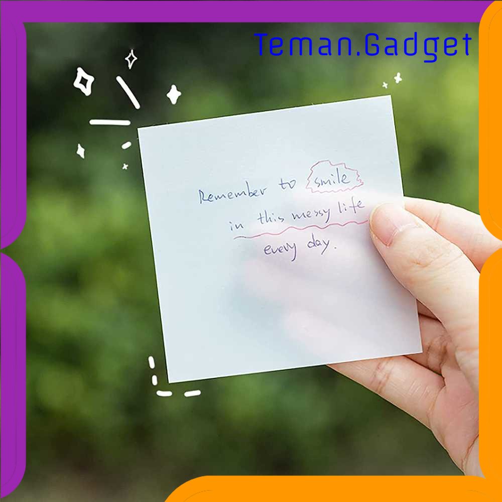 TG - ATK MOHAMM Kertas Sticky Notes Waterproof 5x7.6cm 50 Lembar - BLT507