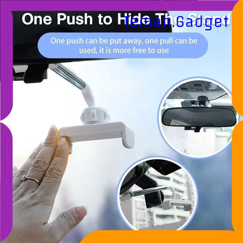 TG - OTO Syrinx Car Holder Smartphone Spion Mobil Rearview Bracket - OU31