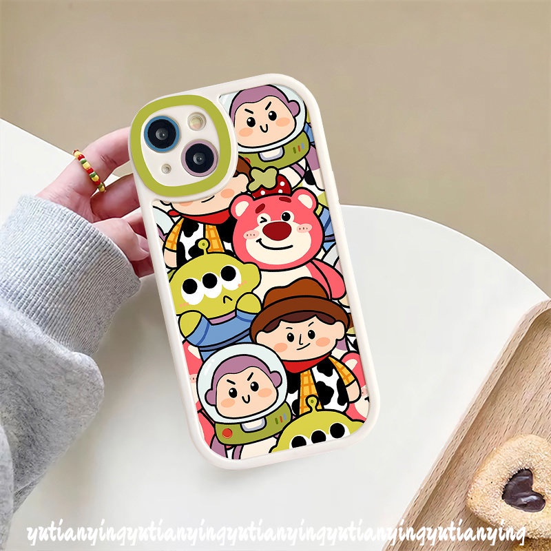 Disney Donald Duck Cartoon Toy Story Strawberry Bear Lotso Case for Infinix Hot 11 10 Lite 10s 11s 10T Note 8 Infinix Smart 6 5 Hot 11 10s 11s 10 10T 9 Play Soft Tpu Back Cover