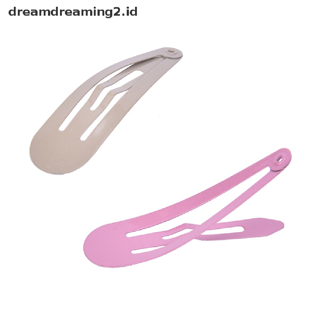 (dream) 50pc Jepit Clip Rambut Bahan Metal Warna Campur Untuk Anak Perempuananak Bayi Wanita//