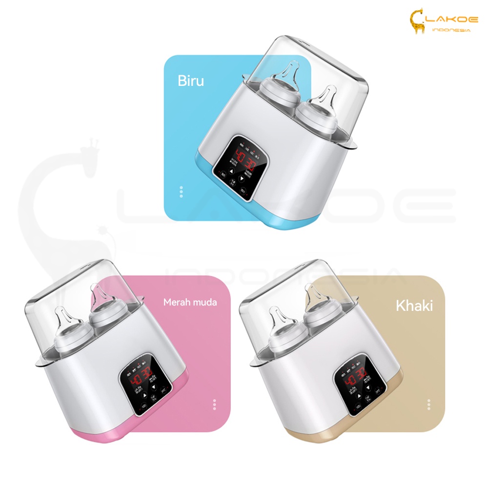 Lakoe Penghangat botol alat sterilisasi penghangat botol bayi LCD Display Remote/Warmer Heater Bottle/ Bottle sterilizer