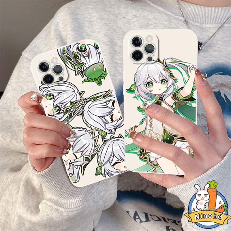 IPHONE Casing Kompatibel Untuk Iphone14 13 12 11 Pro Max X Xr Xs Max8 7 6 6s Plus SE 2020 Ins Jepang Animasi Gadis Indah Tepi Lurus Silikon Tahan Debu Shockproof Soft Phone Case