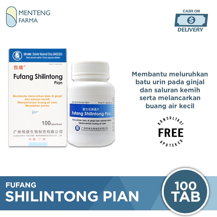 Fufang Shilintong Pian - Obat Herbal Batu Ginjal dan Urine